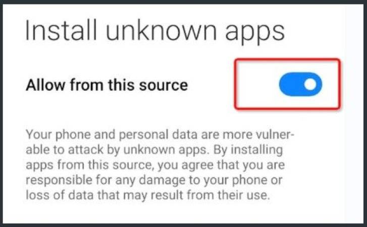 enable-unknown-sources